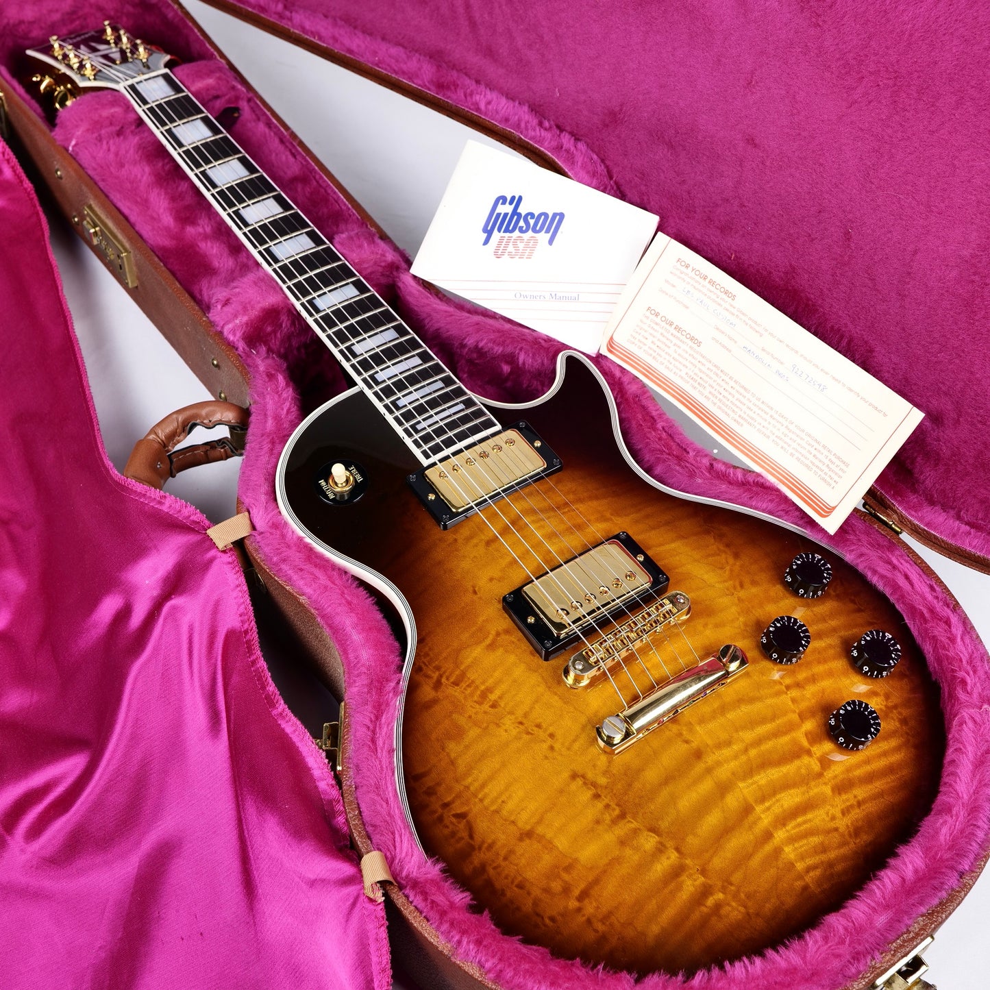1992 Gibson Les Paul Custom tobacco burst
