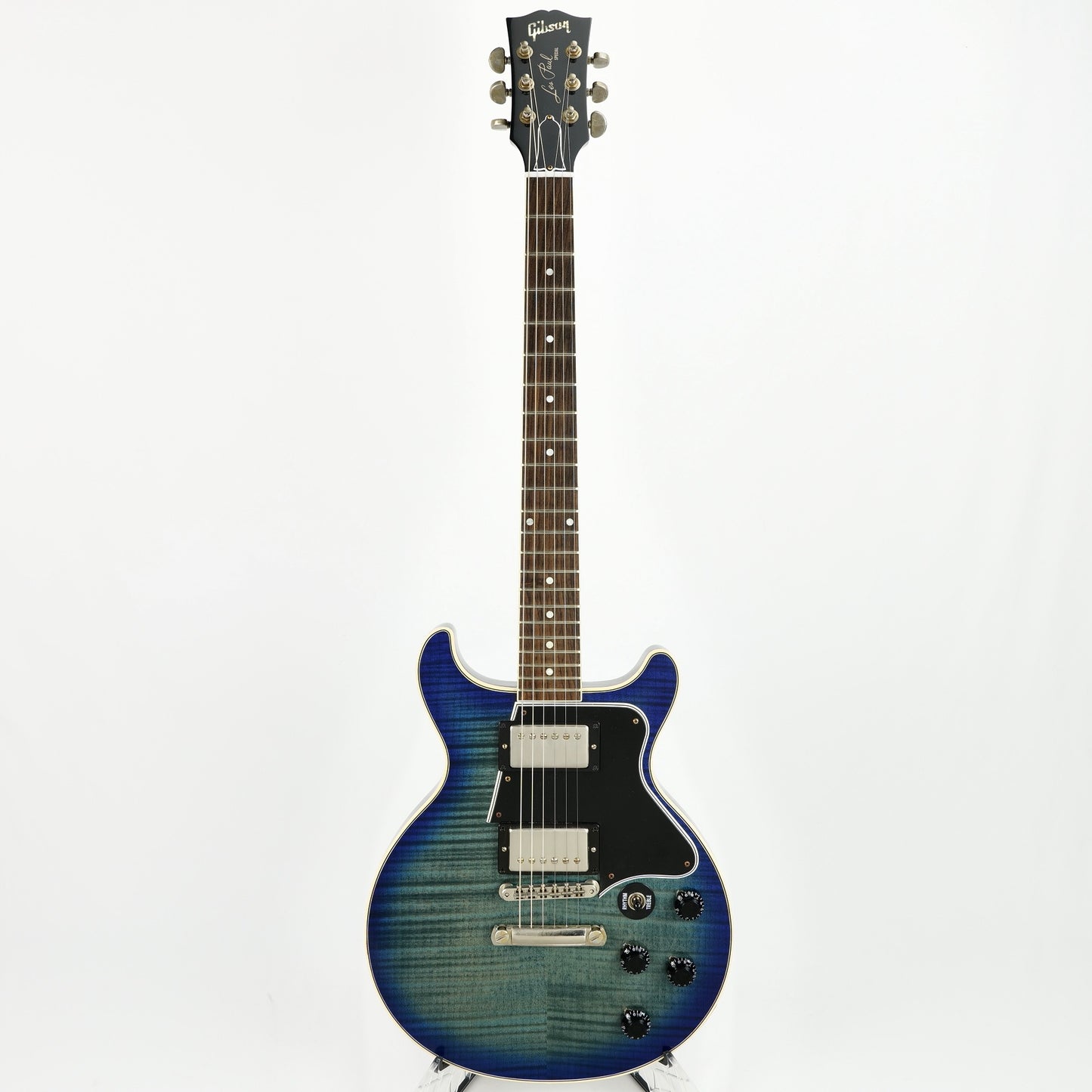 2019 Gibson Custom Shop Les Paul Special Double Cut Figured - Denim Blue Burst