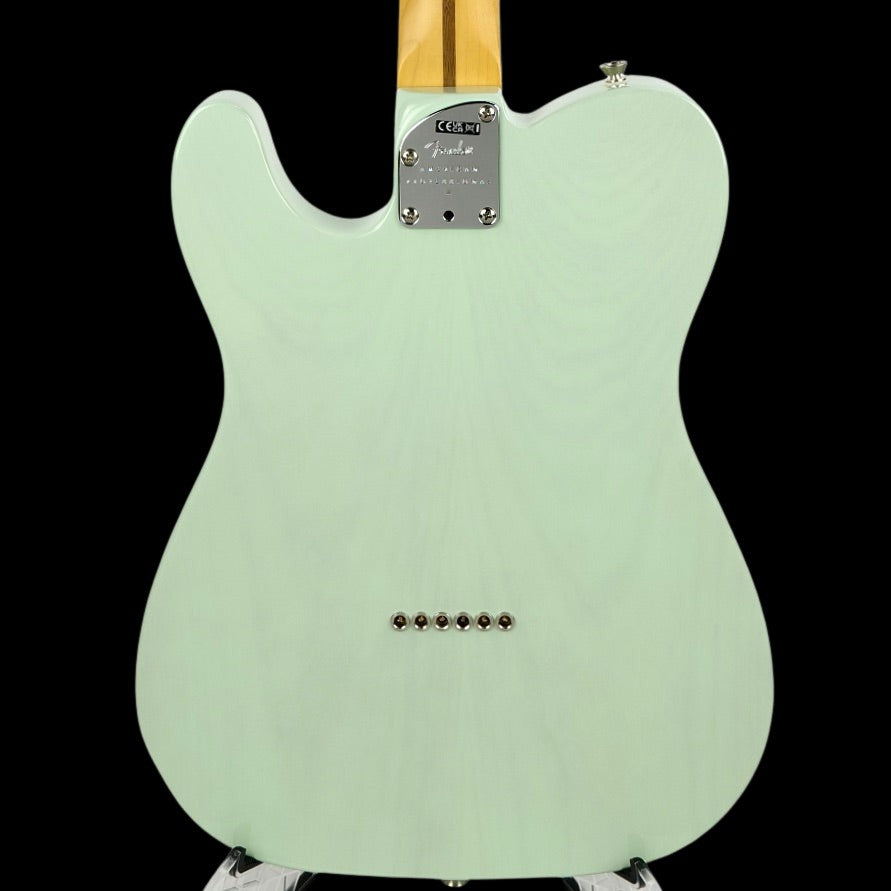 2023 Fender American Professional II Telecaster Thinline - Transparent Surf Green