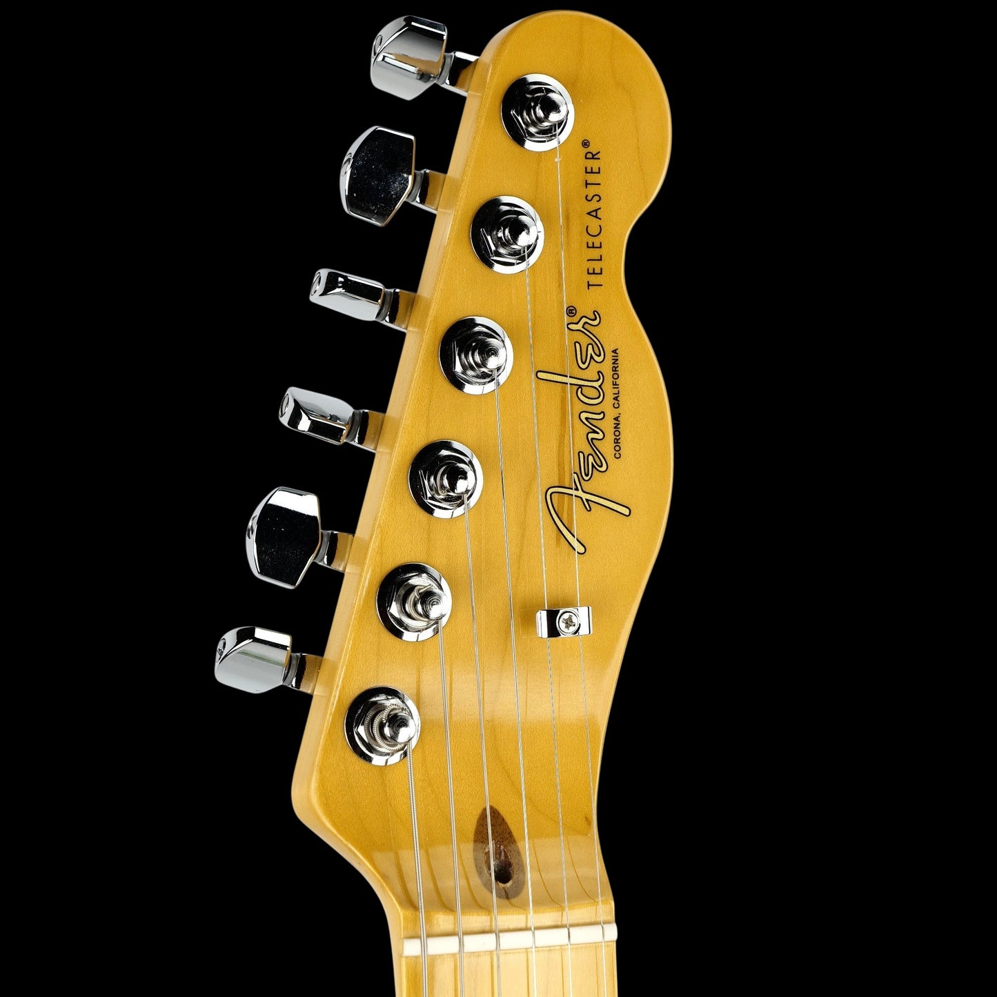 2023 Fender American Professional II Telecaster Thinline - Transparent Surf Green