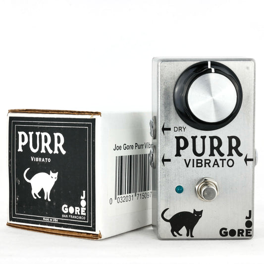 Joe Gore Purr One-Knob Optical Circuit Vibrato Guitar Effect Pedal