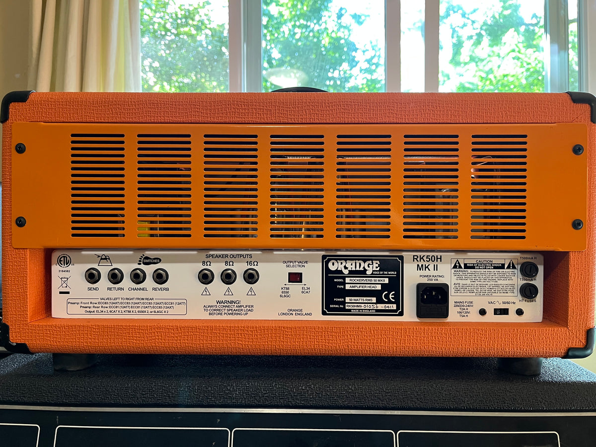 Orange Rockerverb 50 mkii head