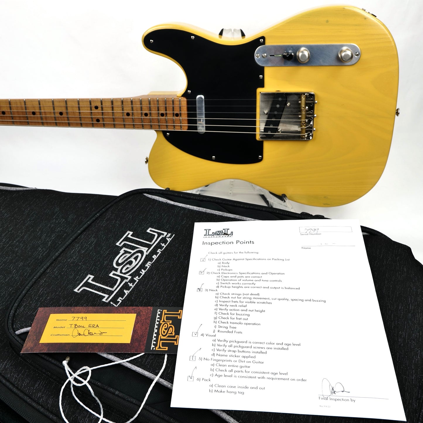 LsL Instruments T Bone ERA - Trans Butterscotch - SS - 7.2lbs