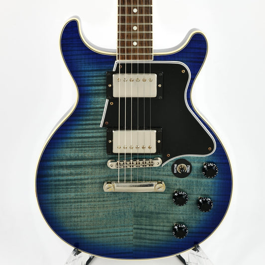 2019 Gibson Custom Shop Les Paul Special Double Cut Figured - Denim Blue Burst