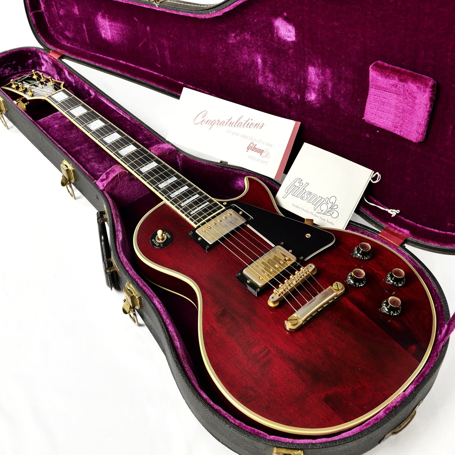 1974 Gibson Les Paul Custom Wine Red