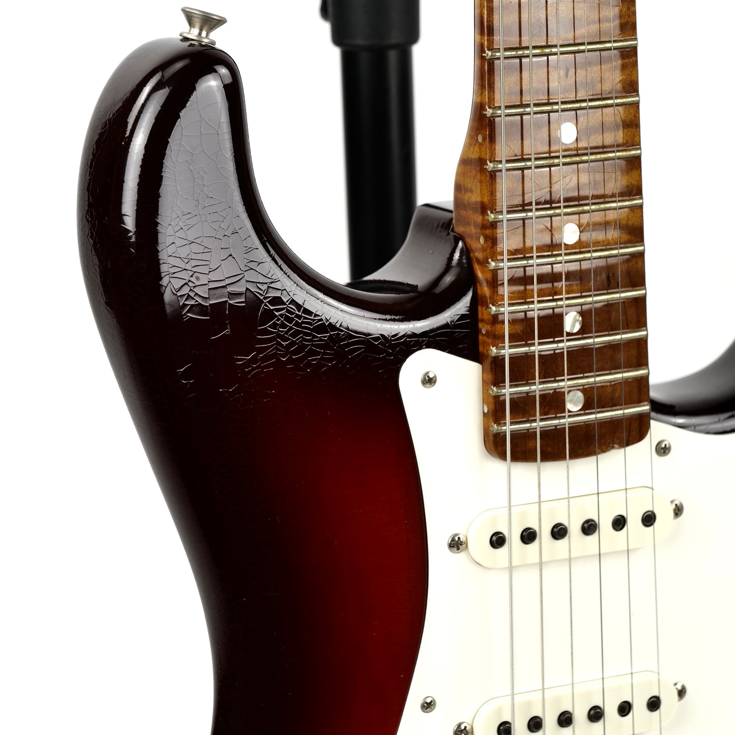 2024 Fender Custom Shop Limited Edition Roasted Pine Stratocaster Deluxe Closet Classic- Wide Fade Chocolate 2 Tone Sunburst - 6.8 lbs