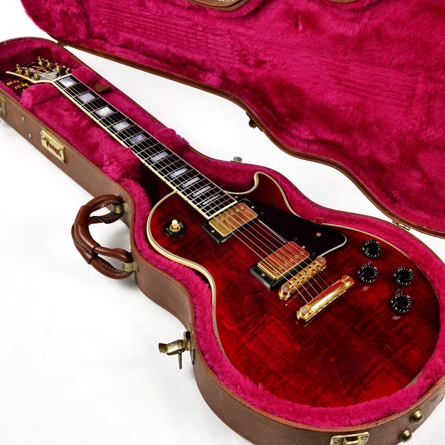 2001 Gibson Les Paul Custom - wine red - 8lbs 14oz