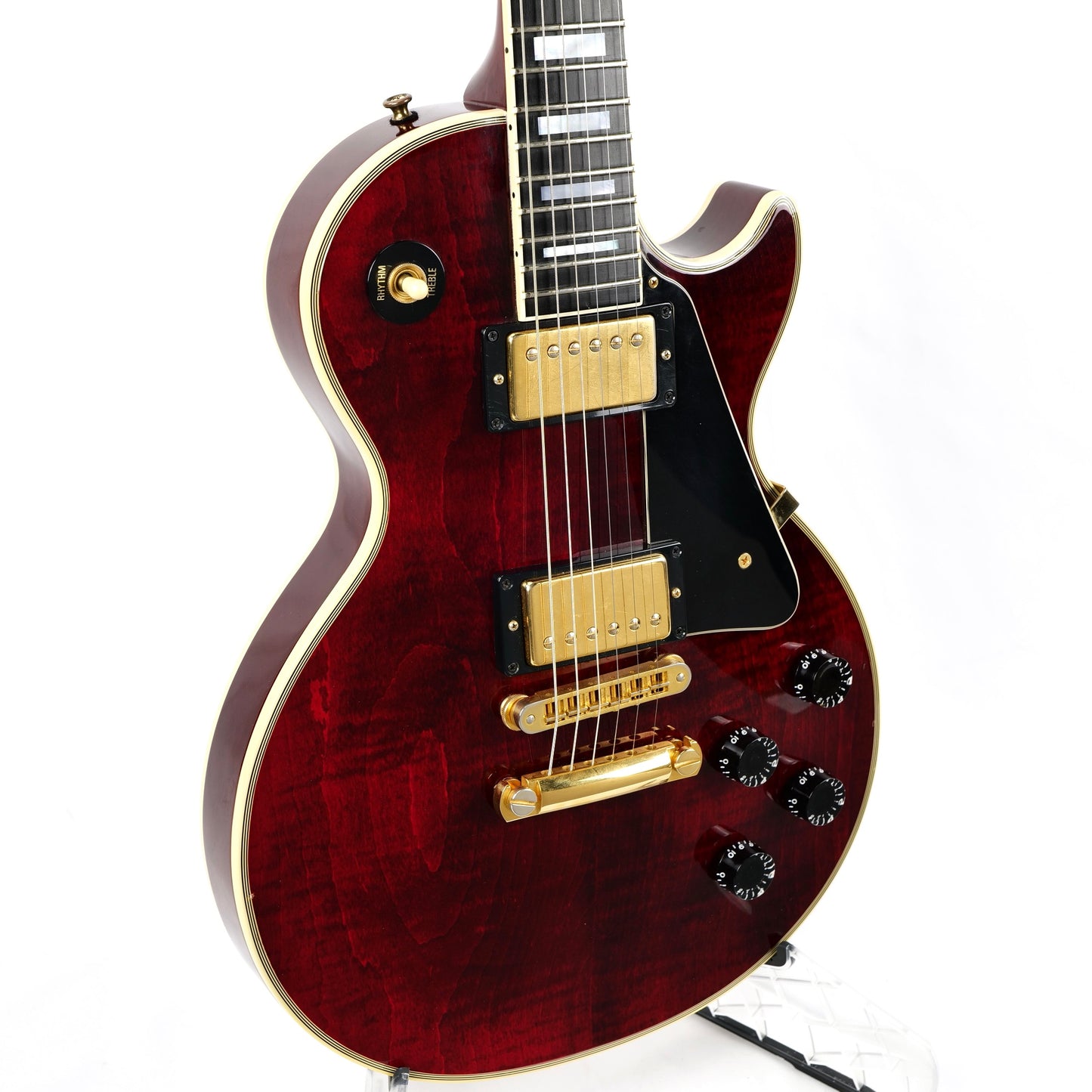 2001 Gibson Les Paul Custom - wine red - 8lbs 14oz