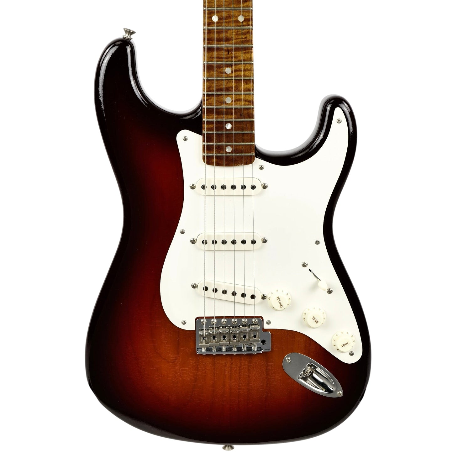 2024 Fender Custom Shop Limited Edition Roasted Pine Stratocaster Deluxe Closet Classic- Wide Fade Chocolate 2 Tone Sunburst - 6.8 lbs