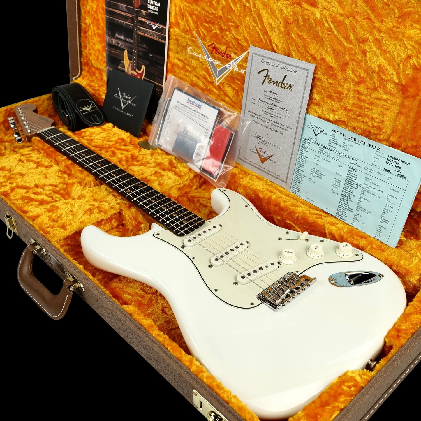 2020 Fender Custom Shop GT11 Stratocaster NOS - Olympic White - 7.8 lbs